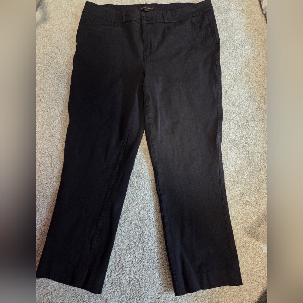 Banana Republic Black Straight Leg Pants